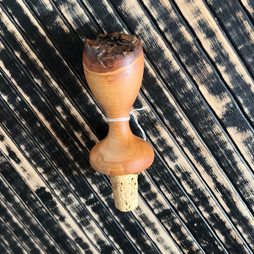 Cork bottle stopper